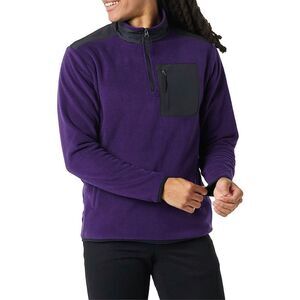 NEW Amazon Essentials Men's Quarter-Zip Polar Fleece Jacket L